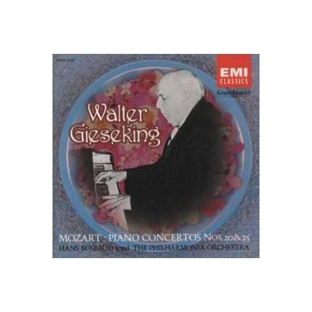 MOZART - Gieseking - Concerto pour piano et orchestre n°20 en ré mineur remastered by Yoshio Okazaki, import Japon..